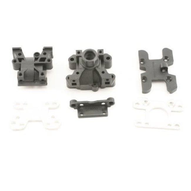 LOSI FRONT REAR GEARBOX AND BRACKET SET MLST