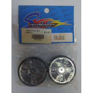 SINOHOBBY SINOHOBBY TR-026Z PRE MOUNTED DRIFT TIRES 1 PAIR