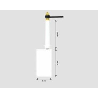AERONAUGHT Aeronaut Rudder 25 x 42 mm