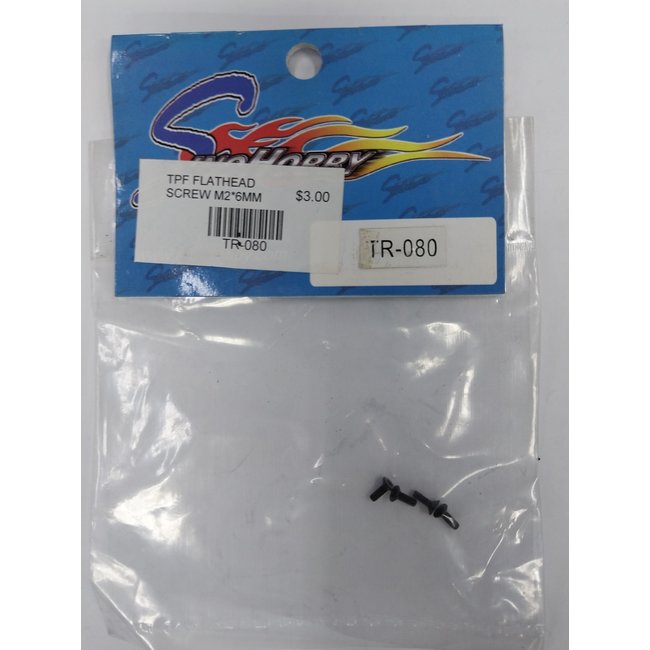 SINOHOBBY TR-080 TPF FLATHEAD COUNTERSUNK SCREW 2x6mm