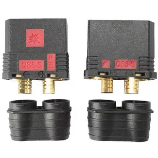 ACE RADIO CONTROLLED MODELS ACE QS-8  ANTI SPARK CONNECTORS 1 PAIR