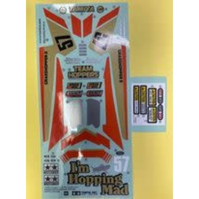 Tamiya 47471 grasshopper II/2 black edition , 19495904 / 9495904 Decals Stickers