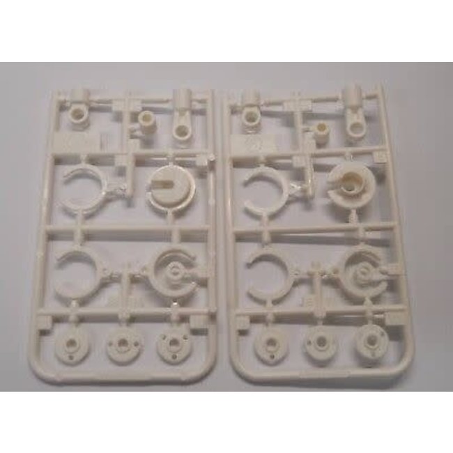 TAMIYA V PARTS WHITE  ( 2 PCE  ) ; COMICAL WR-02CB