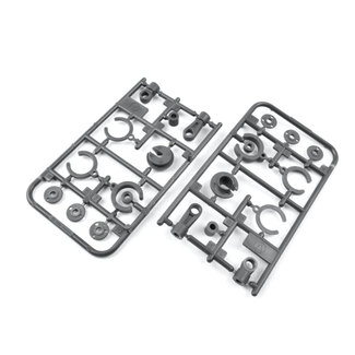 TAMIYA TAMIYA W PARTS GRAY ( 2 PCE  ) ; COMICAL WR-02CB