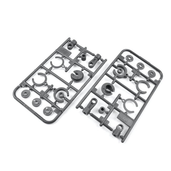 TAMIYA W PARTS GRAY ( 2 PCE  ) ; COMICAL WR-02CB