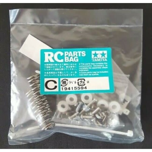 TAMIYA  RC HARDWARE / SCREW BAG C : COMICAL WR-02CB