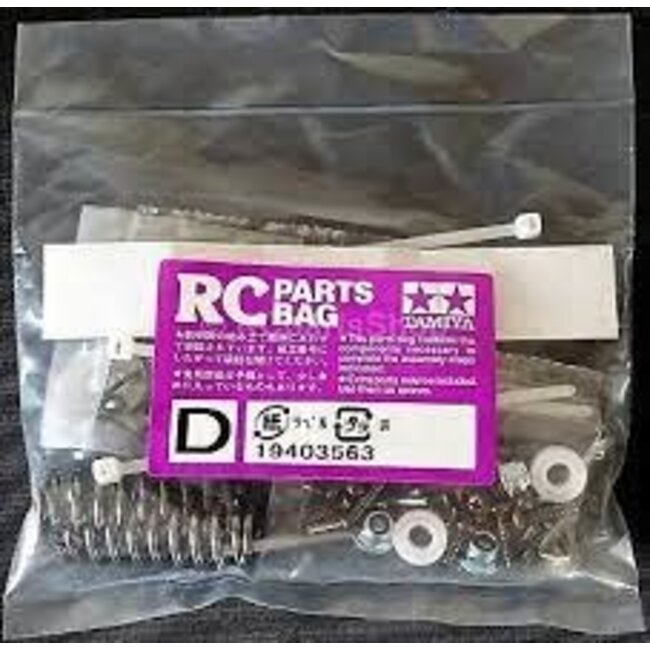 TAMIYA  RC HARDWARE / SCREW BAG D : COMICAL WR-02CB