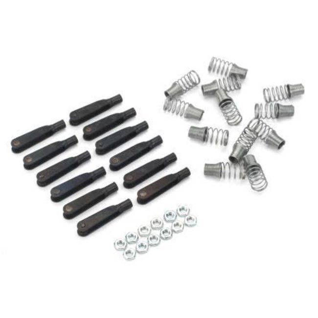 DUBRO 4-40 SPRING STEEL KWIK LINKS FOR .093 WIRE