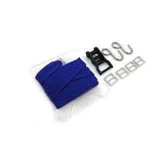 ACE RADIO CONTROLLED MODELS ACE 1/14 STRAPS  TIE DOWN FOR TRACTOR TRUCK BLUE