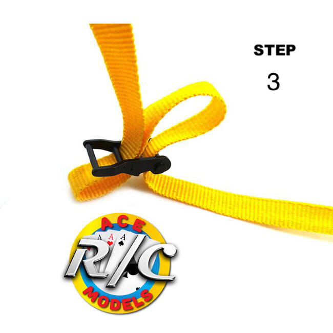 ACE 1/14 STRAPS  TIE DOWN FOR TRACTOR TRUCK BLACK