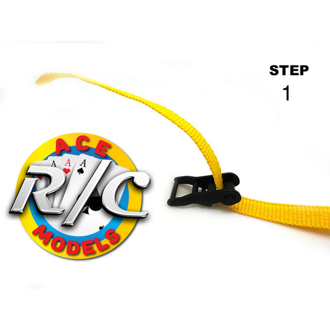 ACE 1/14 STRAPS  TIE DOWN FOR TRACTOR TRUCK YELLOW