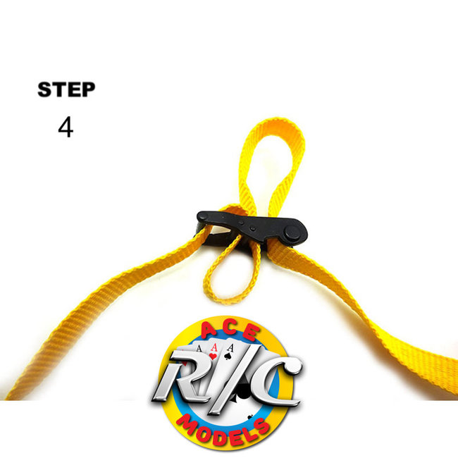 ACE 1/14 STRAPS  TIE DOWN FOR TRACTOR TRUCK YELLOW