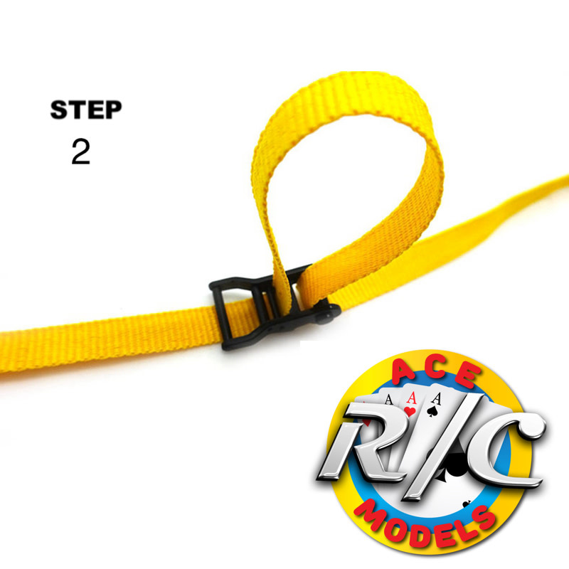 ACE 1/14 STRAPS TIE DOWN FOR TRACTOR TRUCK YELLOW