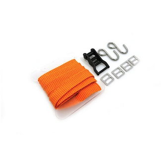 ACE RADIO CONTROLLED MODELS ACE 1/14 STRAPS  TIE DOWN FOR TRACTOR TRUCK YELLOW