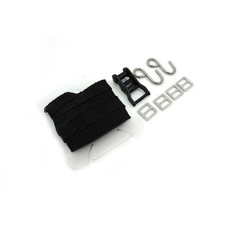 ACE RADIO CONTROLLED MODELS ACE 1/14 STRAPS  TIE DOWN FOR TRACTOR TRUCK BLACK