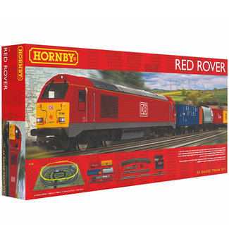 HORNBY HORNBY RED ROVER TRAIN SET  ( disc when sold out )