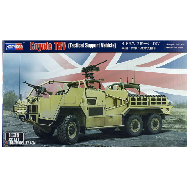 Coyote TSV (Tactical Support Vehicle) HobbyBoss | No. 84522 | 1:35 PLASTIC MODEL KIT