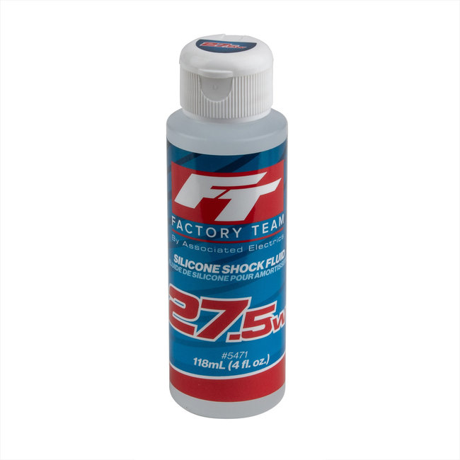 TEAM ASSOCIATED FT Silicone Shock Fluid, 27.5wt (313 cSt) (New Larger 4oz bottle)