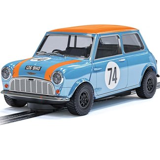 SCALEXTRIC SCALEXTRIC AUSTIN MINI COOPER S - GULF EDITION – NICK RILEY & GABRIELE TARQUINI