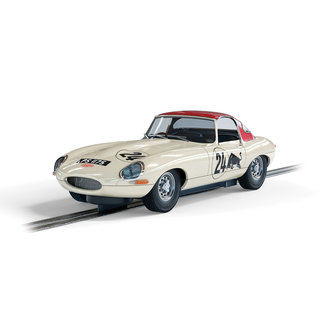 SCALEXTRIC SCALEXTRIC SCALEX JAGUAR E-TYPE - GOODWOOD REVIVAL - ADRIAN NEWEY