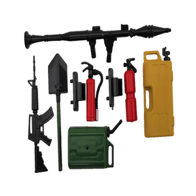 HOBBY DETAILS RC Crawler Plastic Scale Accessory A Set guns and jerry gans
