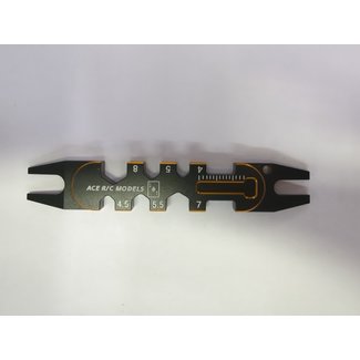 HOBBY DETAILS HOBBY DETAILS MULTI WRENCH TOOL 4, 4.5, 5, 5.5, 7, 8 TURNBUCKLES