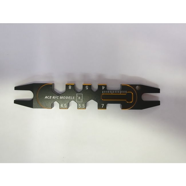 HOBBY DETAILS MULTI WRENCH TOOL 4, 4.5, 5, 5.5, 7, 8 TURNBUCKLES