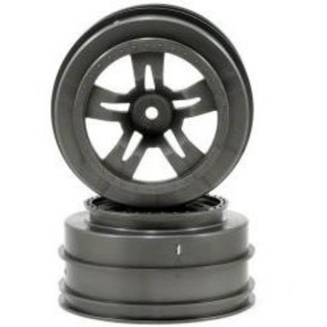 HOBAO 10SC 11034 Wheel, 2 Pcs, Grey 10SC EP (LARGE OFF-SET)