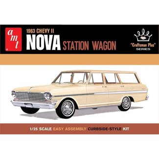 AMT AMT 1/25 1963 Chevy II Nova Station Wagon "Craftsman Plus Series" Plastic Model Kit