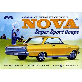 MOEBIUS MODELS Moebius 1/25 1964 Chevy Nova Super Sport Plastic Model Kit [2320]