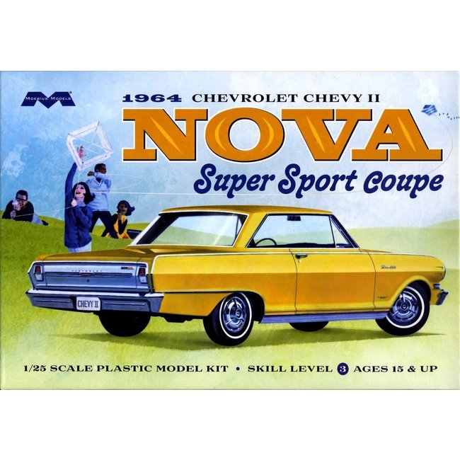 Moebius 1/25 1964 Chevy Nova Super Sport Plastic Model Kit [2320]