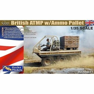 GECKO MODELS Gecko 1/35 British ATMP w Ammo Pallet Plastic Model Kit