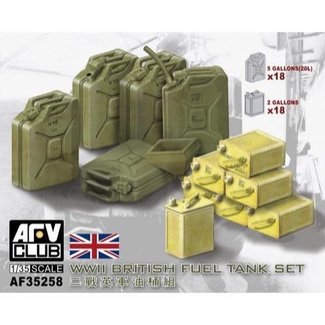 AFV AFV Club 1/35 WWII British Fuel Tank Set Plastic Model Kit [AF35258]