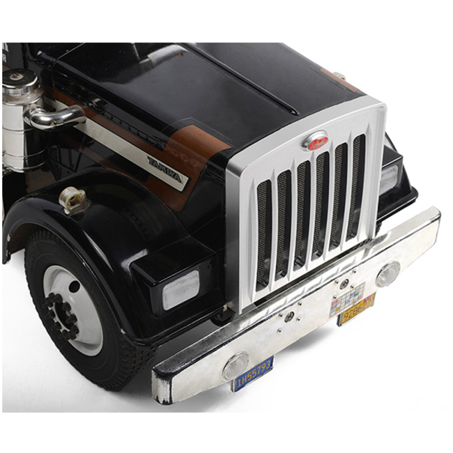 SILVER Bandit PETERBILT Semi Truck Billet Front Grill    SUITS TAMIYA KING HAULER GRAND HAULER GLOBELINER TRACTOR TRUCKS