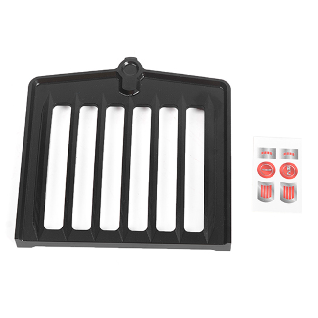 BLACK SMOKEY KENWORTH Semi Truck Billet Front Grill    SUITS TAMIYA KING HAULER GRAND HAULER GLOBELINER TRACTOR TRUCKS