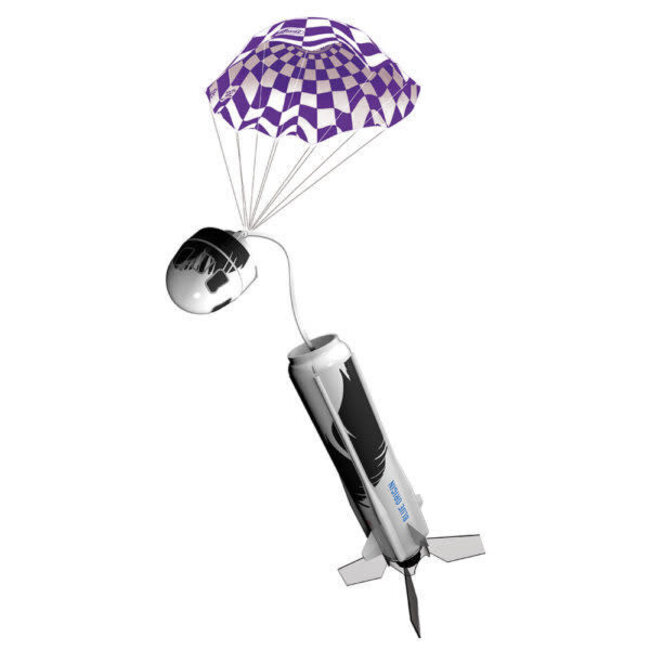 Estes Blue Origin New Shepard Beginner Model Rocket (18mm Standard Engine) [2198]