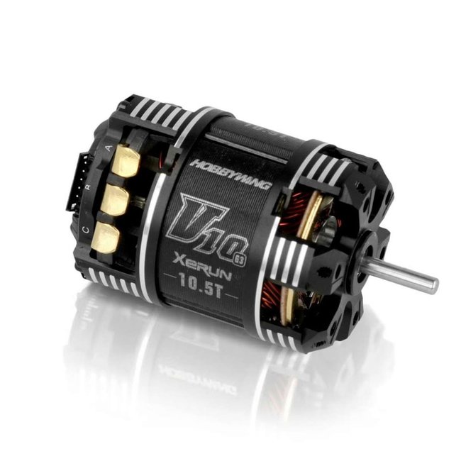 HOBBYWING XERUN V10 10.5T BLACK-G3 BRUSHLESS MOTOR