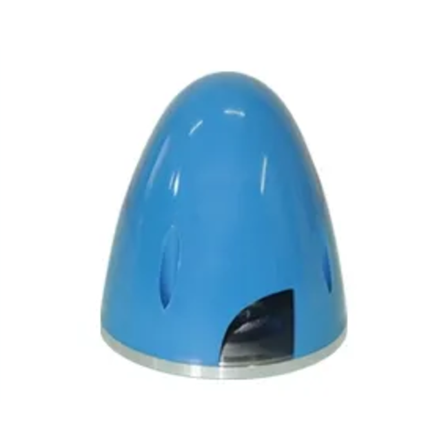 Phoenix Model 2 Blade Plastic Spinner With Aluminium Backplate (80mm) BLUE