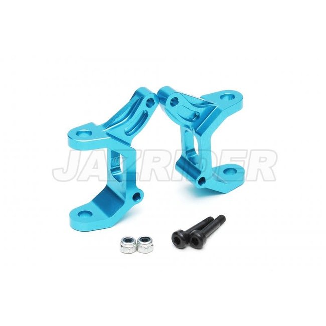 Tamiya Thunder shot/ Thunder Dragon/ Fire Dragon/ Terra Scorcher Aluminum Front C-Hub (Blue) (JR-TFD02-LB)
