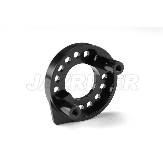 Tamiya TA01 / TA02 / DF01 Aluminum Motor Mount (Black) (JR-TA102-BK)