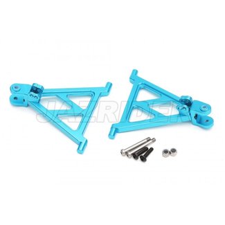 JAZ RIDER Tamiya CW-01 / The Hornet / Grasshopper Aluminum Front Lower Arm w/Spring Mount (Light Blue) (JR-LB02-LB)