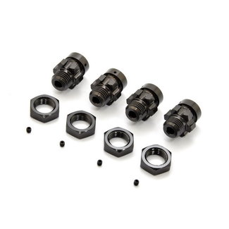 HOBAO HOBAO 10SC 11067  Cnc 17mm Hex Conversion Wheel Hub, 4Pcs 10SC