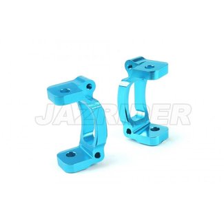JAZ RIDER Tamiya TT-02B / DF-02 Aluminum Front C-Hub (Light Blue) (JR-TT2B02-LB)