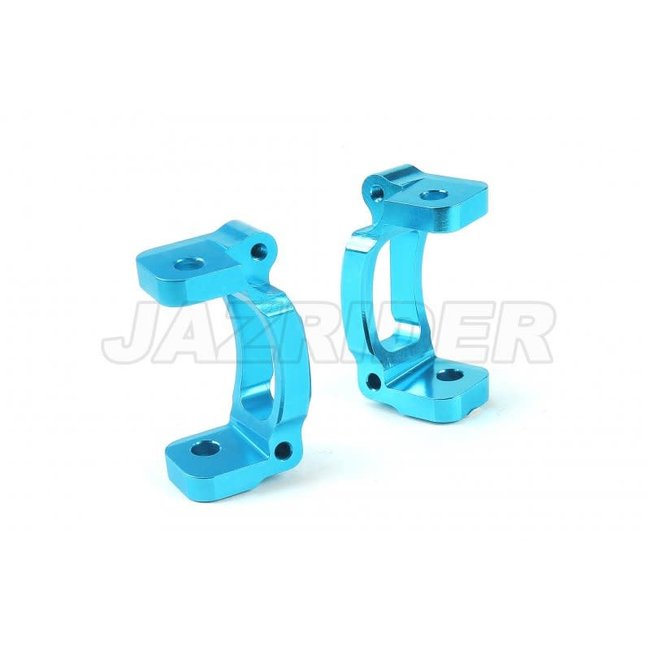 Tamiya TT-02B / DF-02 Aluminum Front C-Hub (Light Blue) (JR-TT2B02-LB)
