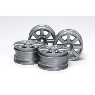 TAMIYA TAMIYA M-CHASSIS FLAT 8 SPOKE WHEEL SILVER *4
