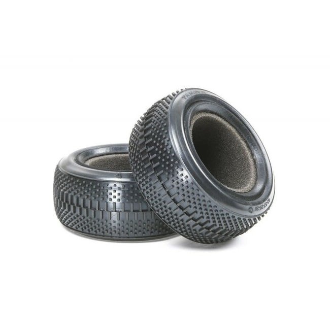 Tamiya Dual Block Tire C Front 62/25 #54187  [54187]