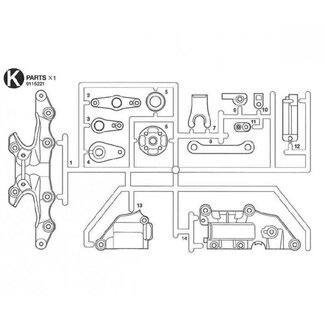 TAMIYA TAMIYA K PARTS FOR 58409 TB-03