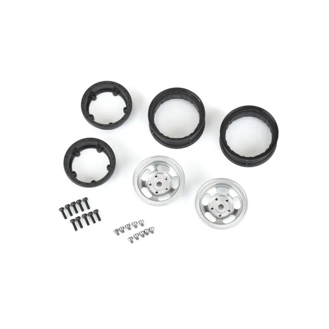 Proline Slot Mag 1.55in Aluminium Rock Crawler Wheels, F/R, PR2798-00