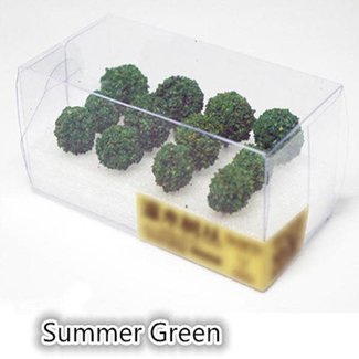EVE MODEL Eve Model Shrub Cluster Summer Green Suit 1/35 1/48 3-3.5cm 12pce