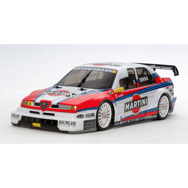 TAMIYA RC Alfa Romeo 155 V6 Ti  Martini TT-02 1/10 KIT NO ESC INCLUDED REQUIRES TX, RX, ESC, BATTERY CHARGER & PAINT.